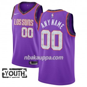 Phoenix Suns Custom 2018-19 Nike City Edition Violetti Pelipaidat Swingman - Lasten